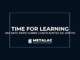 Time for Learning - Um Bate Papo Sobre Coeficientes de Atrito